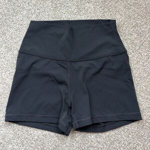 CRZ YOGA High-Waist Black Performance Shorts